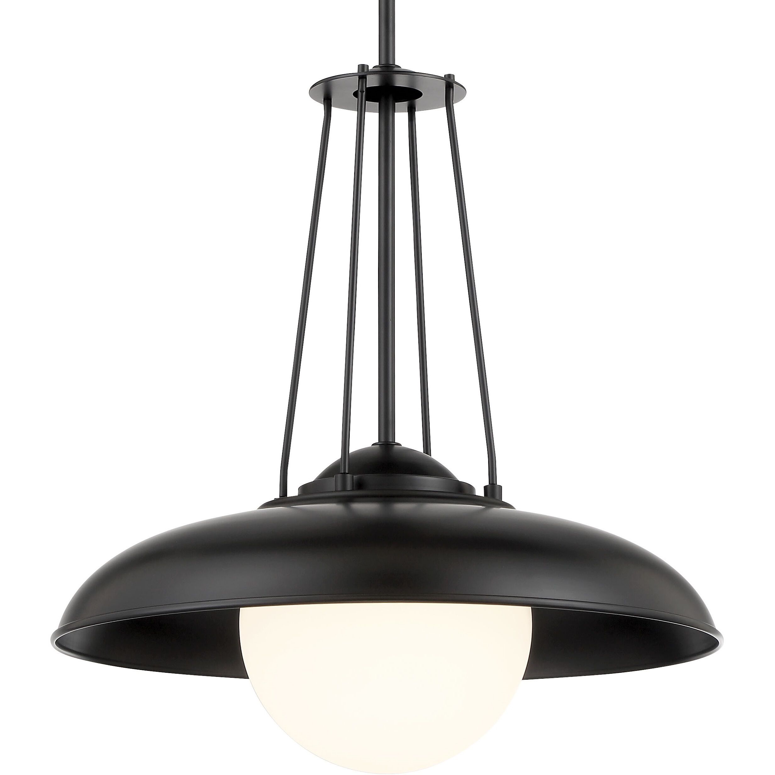 Schooner Ridge 1 Light 18.13 inch Coal Pendant Ceiling Light