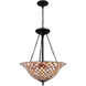 Ursa 3 Light 20 inch Matte Black Pendant Ceiling Light