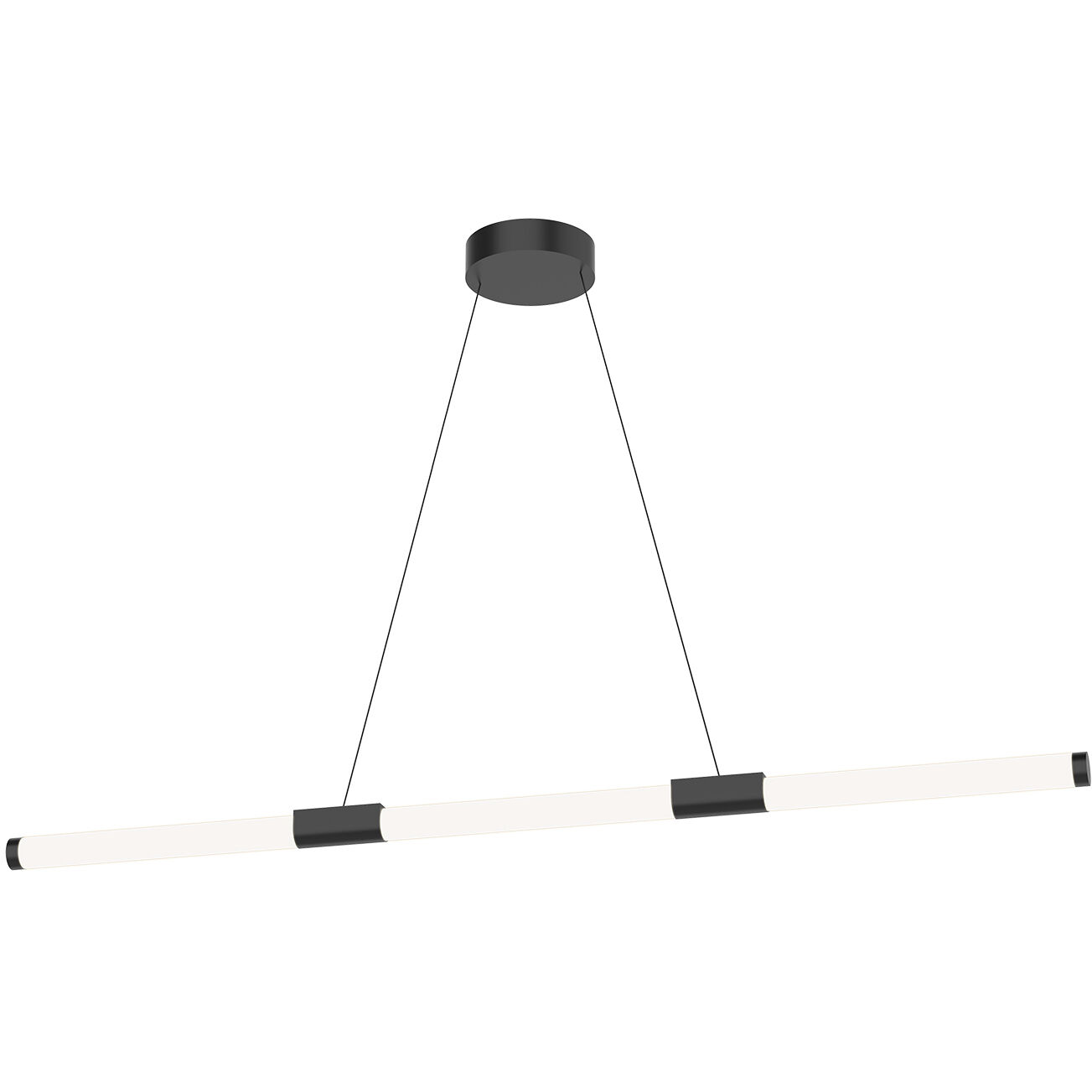 Akari LED 49.5 inch Black Linear Pendant Ceiling Light