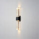 Rune LED 19 inch Black Outdoor Wall Sconce