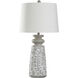 Isaac 32 inch 100.00 watt Greyson and Rubbed White Table Lamp Portable Light