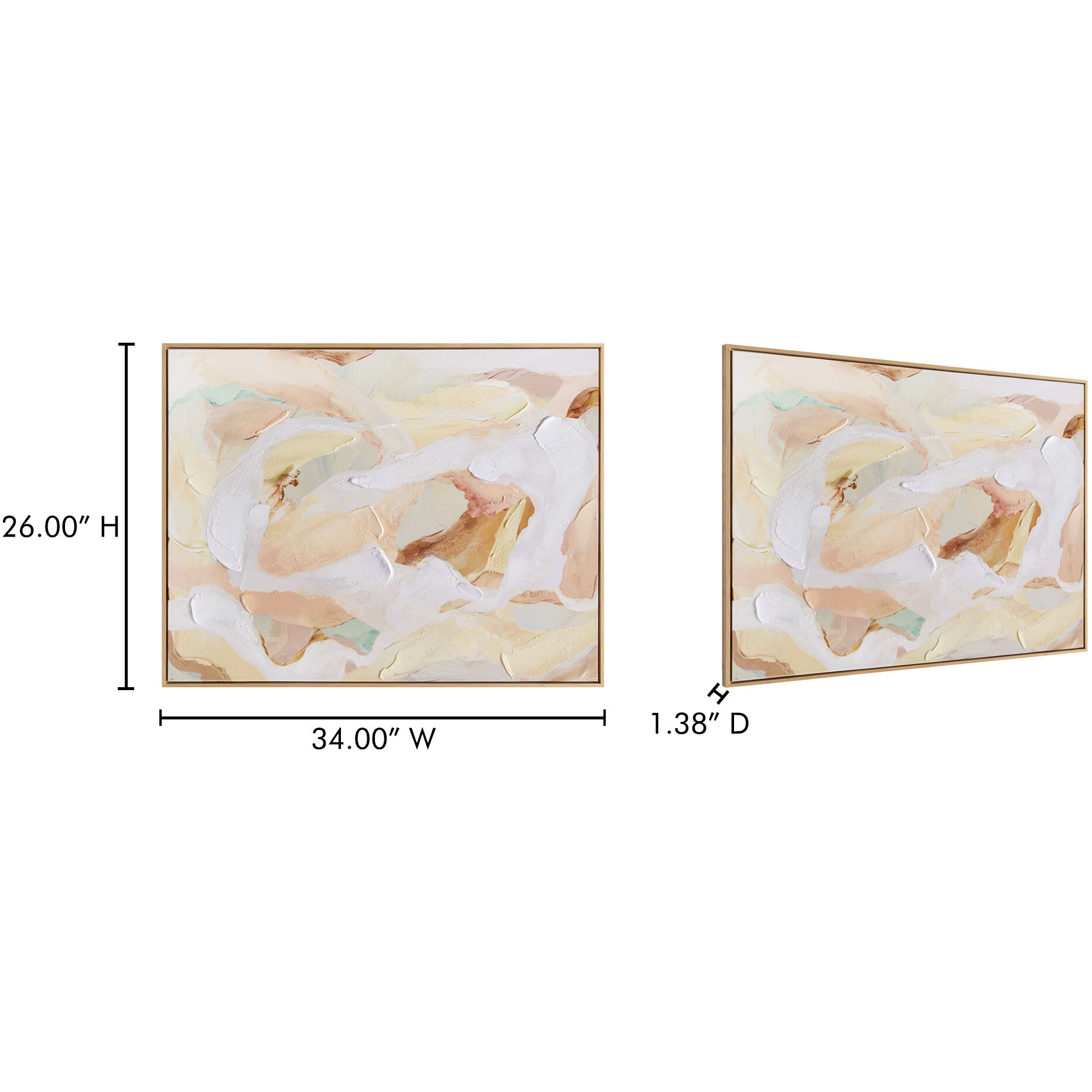 Solace 34 X 26 inch Painting