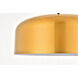 Etude 1 Light 13.8 inch Satin Gold Pendant Ceiling Light