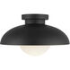 Alora Mood Rubio 1 Light 16 inch Matte Black Flush Mount Ceiling Light
