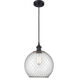 Ballston Large Farmhouse Chicken Wire 1 Light 10 inch Matte Black Mini Pendant Ceiling Light, Ballston