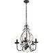 Blaise 5 Light 17 inch Oil Rubbed Bronze Pendant Ceiling Light