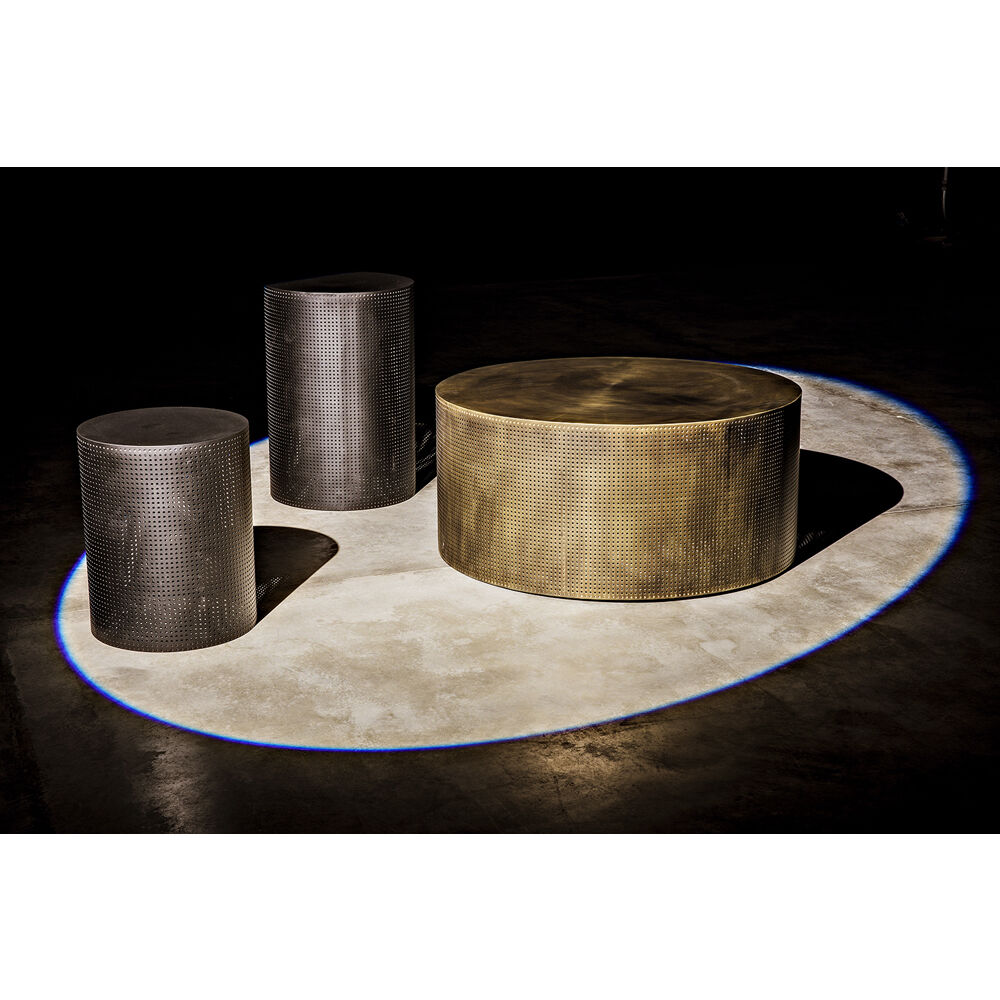 Dixon 20.5 X 16 inch Matte Black Side Table, Small