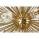 Vera 34 Light 50 inch Gold Pendant Ceiling Light