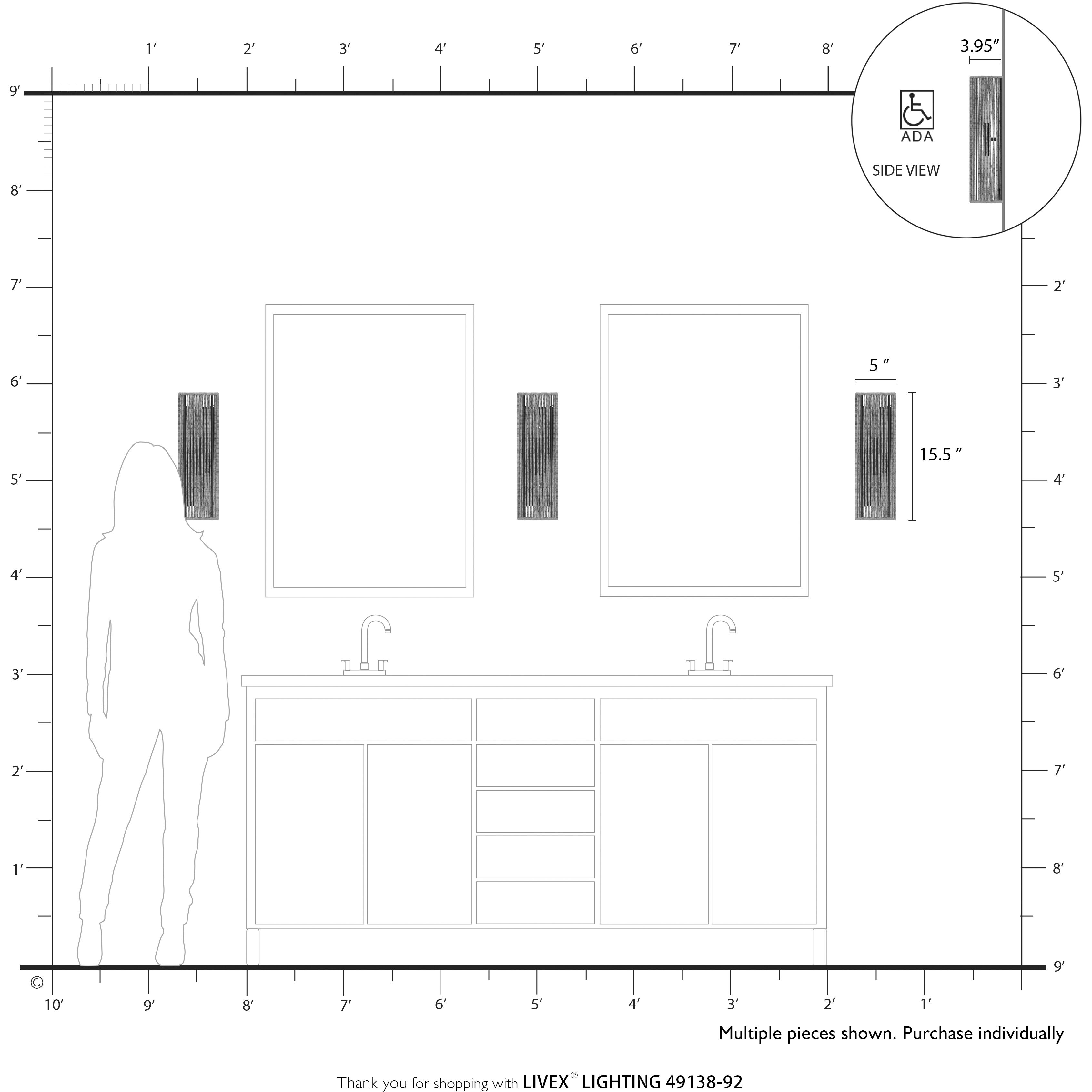 Acordia Wall Sconce Wall Light in English Bronze