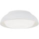 MinLav LED 12 inch Sand White Flush Mount Ceiling Light