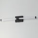 Fuse LED 1.75 inch Black Bath Vanity Wall Light