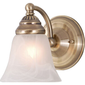 Standford 1 Light 7 inch Antique Brass Bathroom Light Wall Light
