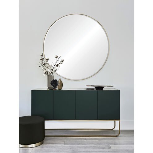 Thallo 48 X 48 inch Gold Leaf Wall Mirror