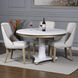 Dann Foley 48 X 30 inch Whitewash and Light Brown Dining Table