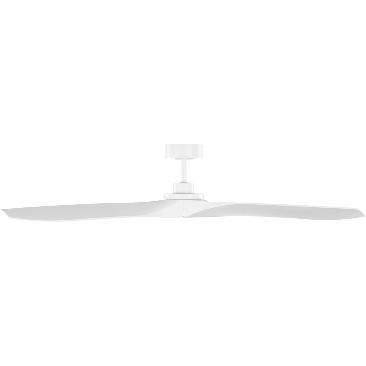 Collins 60 inch Matte White Indoor/Outdoor Smart Ceiling Fan, Coastal