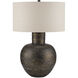 Braille 29.5 inch 150 watt Antique Brass Table Lamp Portable Light
