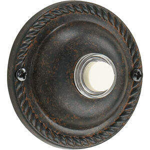 Lighting Accessory Toasted Sienna Traditional Round Doorbell