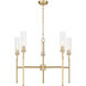 Esme 5 Light 32 inch Modern Gold Chandelier Ceiling Light