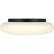 Drew & Jonathan Amir 1 Light 18 inch Midnight Black Flush Mount Ceiling Light