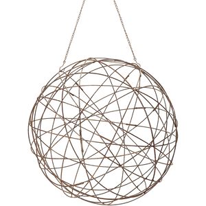 Wire Sphere Aged Iron Ornamental Accessory, Large