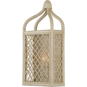Wanstead 1 Light 10 inch Bleached Natural and Antique Pearl Wall Sconce Wall Light