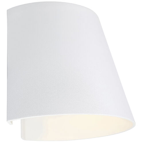 Cone LED 6 inch White Outdoor Wall Sconce