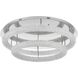 Bowen 2 Light 33.5 inch Chrome Flush Mount Ceiling Light