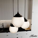 Hepburn 3 Light 12.75 inch Matte Black Round Cluster Pendant Ceiling Light, Large