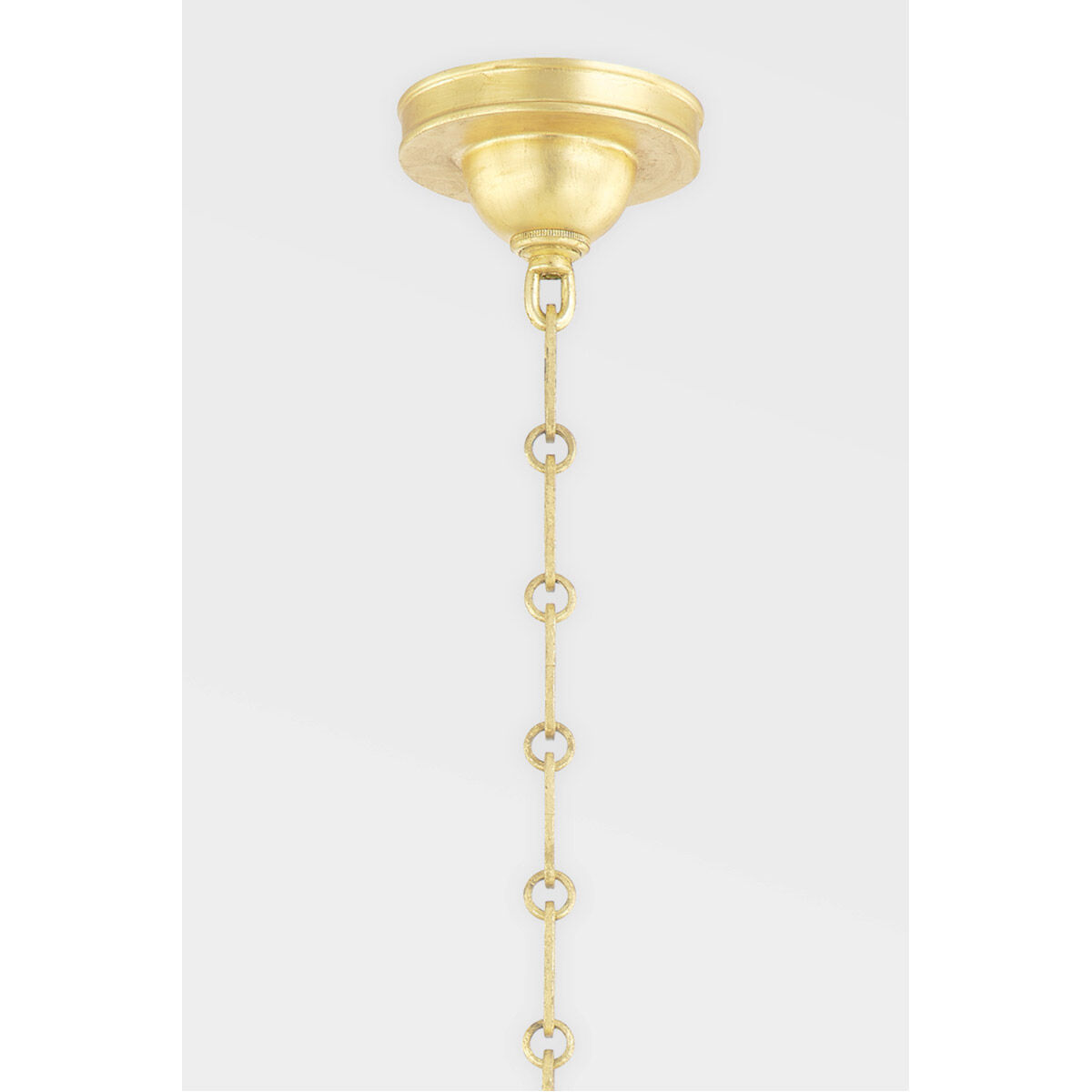 Nottingham 4 Light 16 inch Gold Leaf Chandelier Ceiling Light