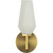 Alora Mood Krysta 1 Light 3.75 inch Brushed Gold Bath Vanity Light Wall Light