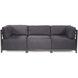 Axis Gray Sectional, 3 Piece, The Regency Collection