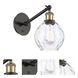 Ballston Waverly 1 Light 6 inch Black Antique Brass Sconce Wall Light
