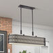 Vistaview 6 Light 42 inch English Bronze Linear Chandelier Ceiling Light