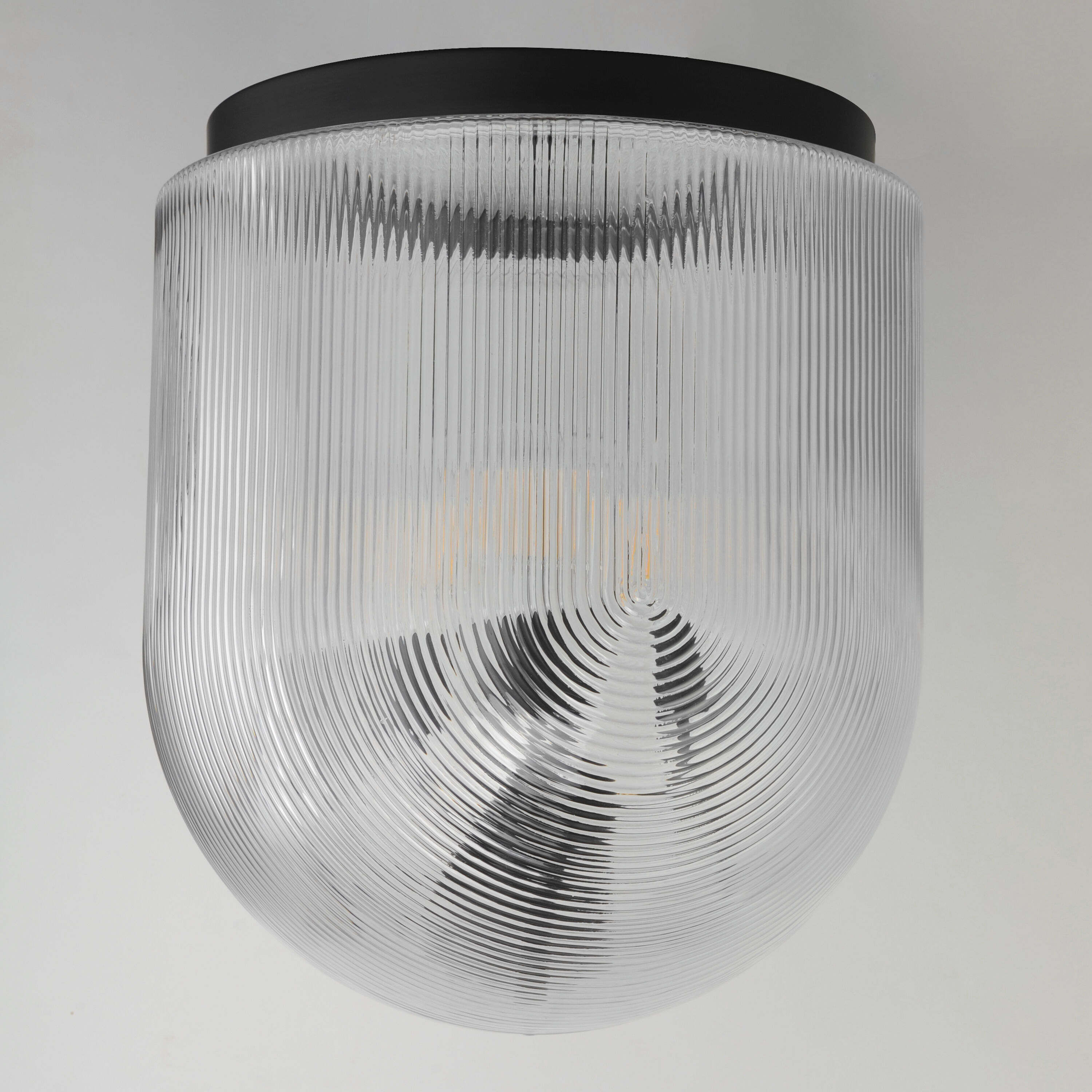 Dune 4 Light 15.75 inch Black Semi-Flush Mount Ceiling Light