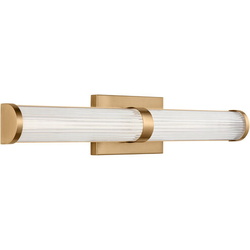 Syden LED 4.75 inch Satin Brass Bath Vanity Wall Light