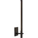 Kelly Wearstler Axis LED 4.5 inch Bronze Sconce Wall Light, Medium