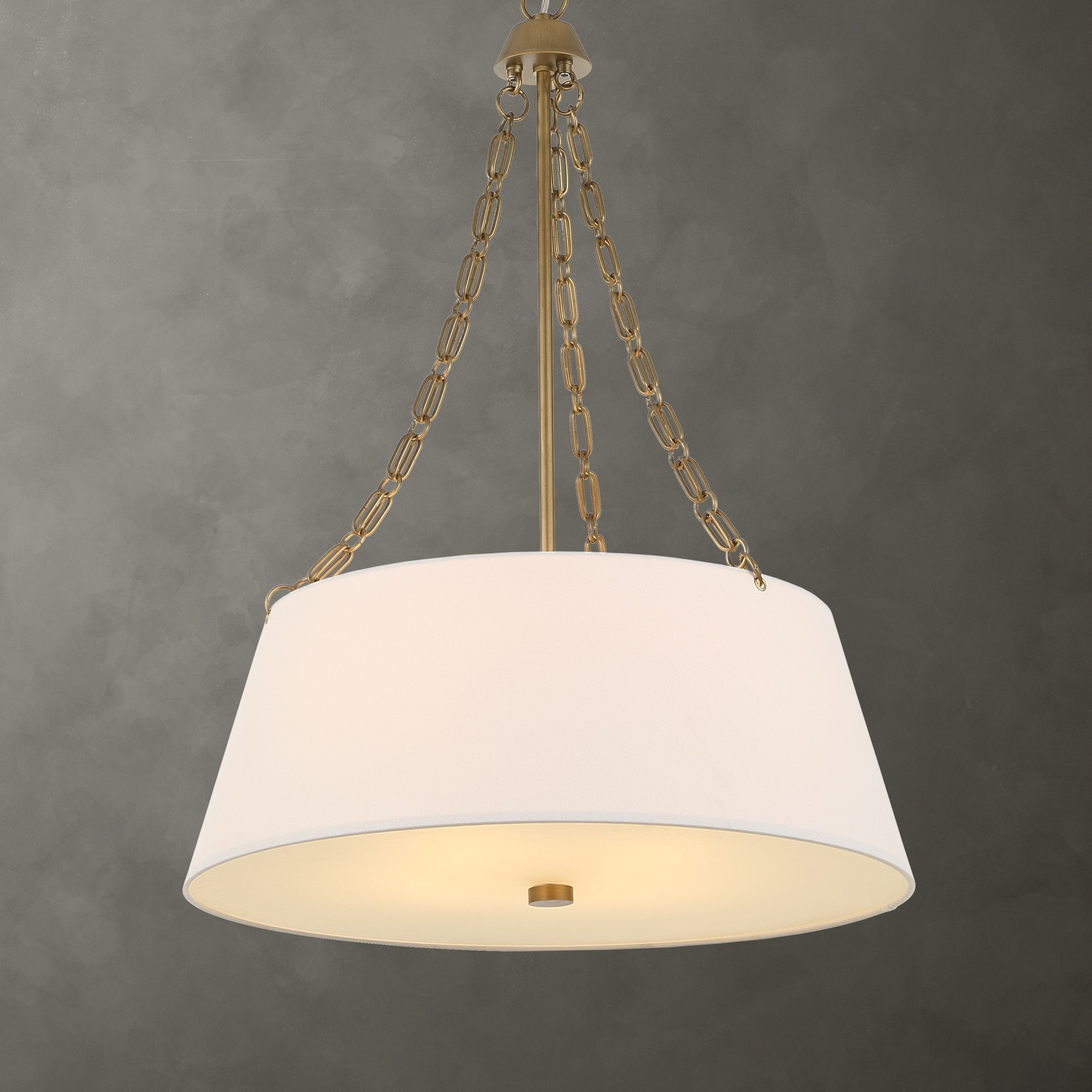 Andalucia 4 Light 24 inch Matte Brushed Gold Pendant Ceiling Light