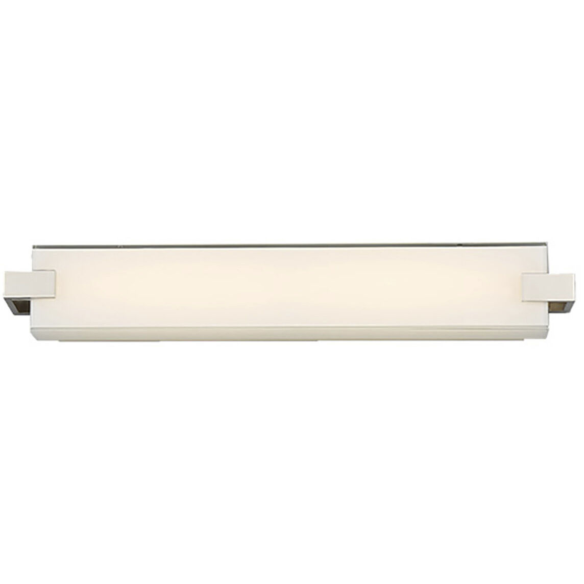 Bliss LED 22 inch Polished Nickel Bath Vanity & Wall Light in 3000K, dweLED