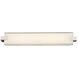 Bliss LED 22 inch Polished Nickel Bath Vanity & Wall Light in 2700K, dweLED