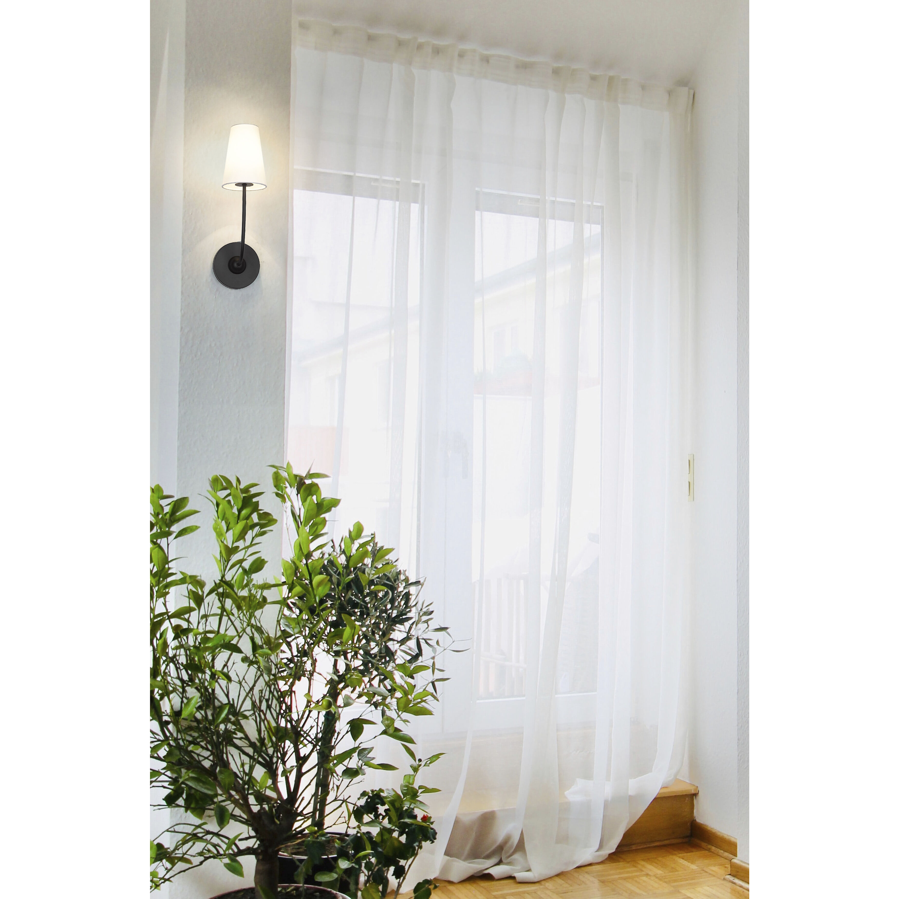 Shannon 1 Light 5.25 inch Matte Black Wall Sconce Wall Light