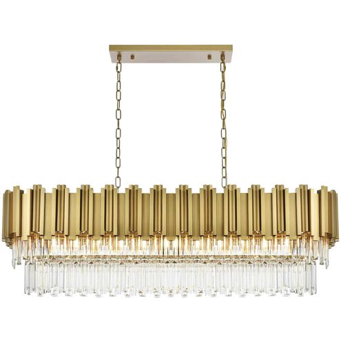 Willow 12 Light 14 inch Satin Gold Chandelier Ceiling Light