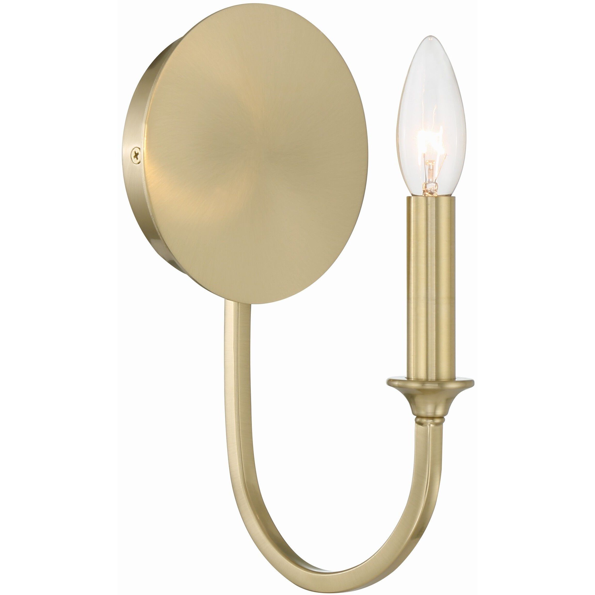 Payton Bath Sconce Wall Light in Vibrant Gold