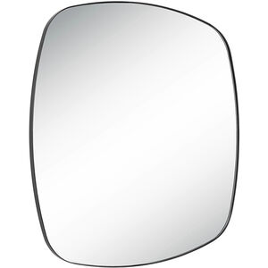 Sparti 36 X 36 inch Matte Black Wall Mirror