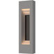 Art + Alchemy Procession 2 Light 27.5 inch Coastal Burnish Steel with Coastal Oil Rub Bronze Outdoor Wall Light in Coastal Burnished Steel/Coastal Oil Rubbed Bronze