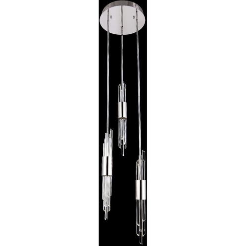 Lucca 1 Light 14 inch Polished Chrome Foyer Light Ceiling Light