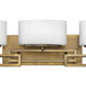 Lanza 5 Light 43 inch Brushed Bronze Vanity Light Wall Light
