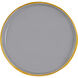 Harward Gray and Brushed Brass Tray, Set of 3