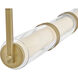 Cy LED 49.5 inch Lacquered Brass Chandelier Ceiling Light