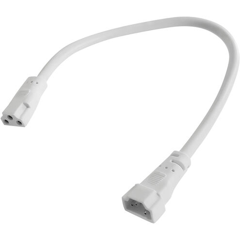 Vivid II LED Undercabinet 3 inch White Under Cabinet Connector Cord, 3 Inch