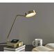 Conrad 15.5 inch 7.00 watt Brass Desk Lamp Portable Light, with AdessoCharge
